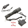 Zoomable Flashlight Vehicle Charger for Hunting Camping