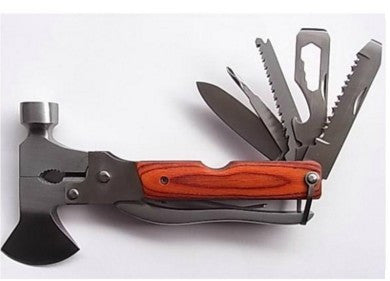 Multifunctional Plier Knife Bamboo Bottle Opener Hammer Axe