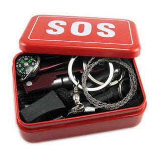 SOS Kit Car Outdoor Camping Survival Tool